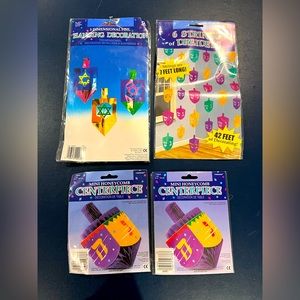 NWT Hanukkah 🕎 Decorations-Dreidel Theme